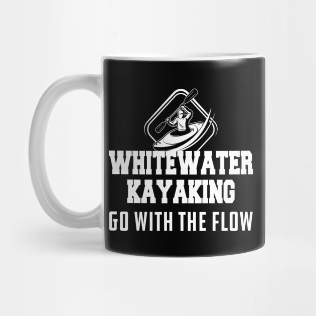 Whitewater Kayaking go with the flow by KC Happy Shop